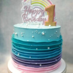 Rainbow Theme Cakes
