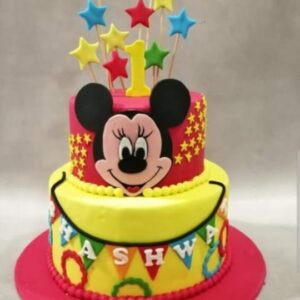 Customized Mickey Mouse Cake
